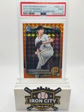 2025 Bowman Draft Chrome Seth Hernandez #BDC-25 Orange Geometric /25 PSA 9