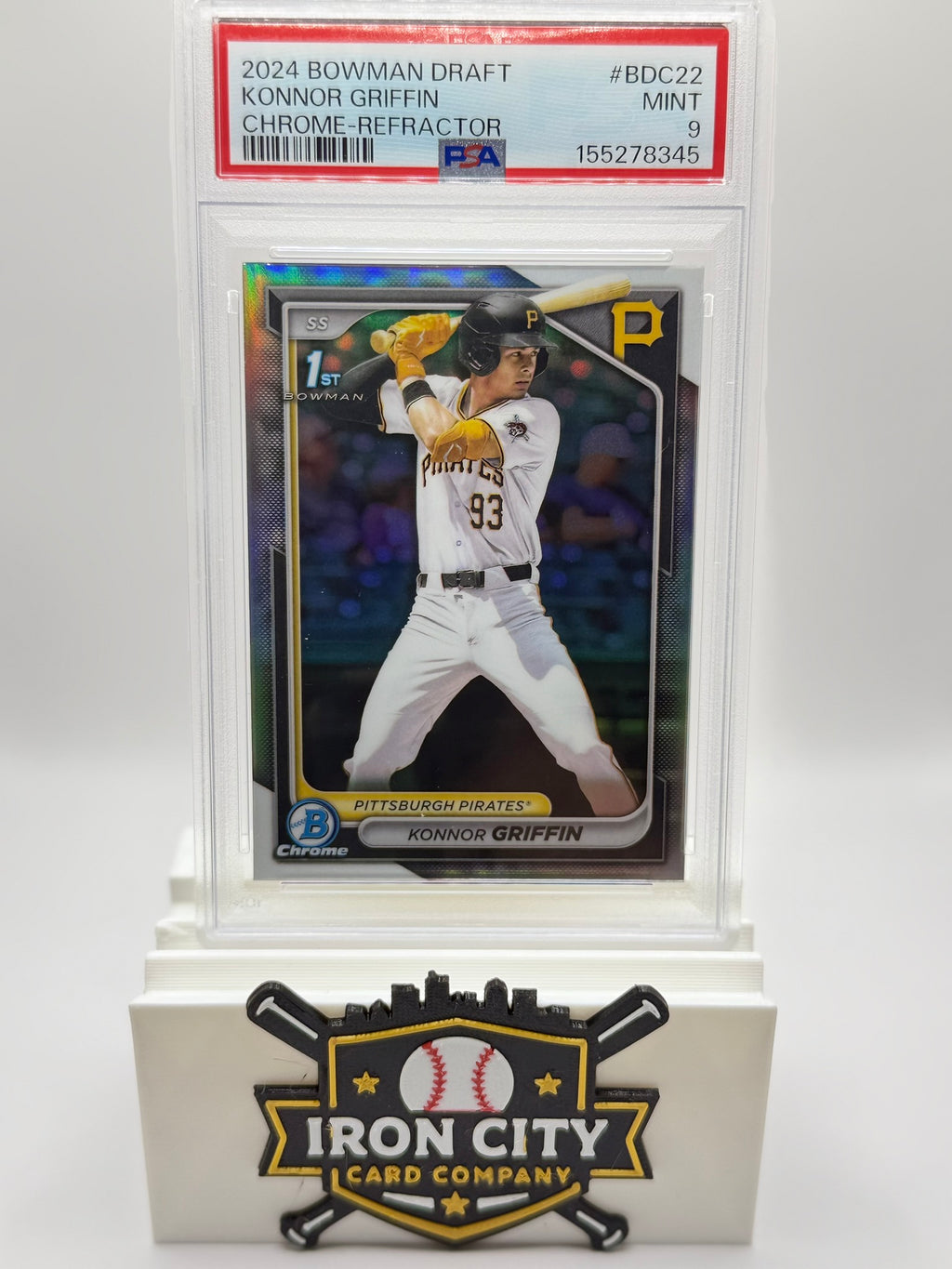 2024 Bowman Draft Konnor Griffin Chrome Refractor #BDC22 PSA 9