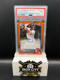 2025 Bowman Chrome Harold Rivas #CPA-HR Orange Wave Auto /25 PSA 9